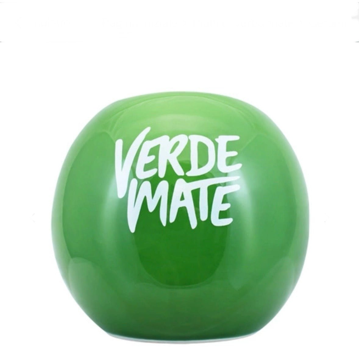 Verde Mate Manzana Calabaza in ceramica - Coppa per Yerba Mate verde - Clorophilla Shop