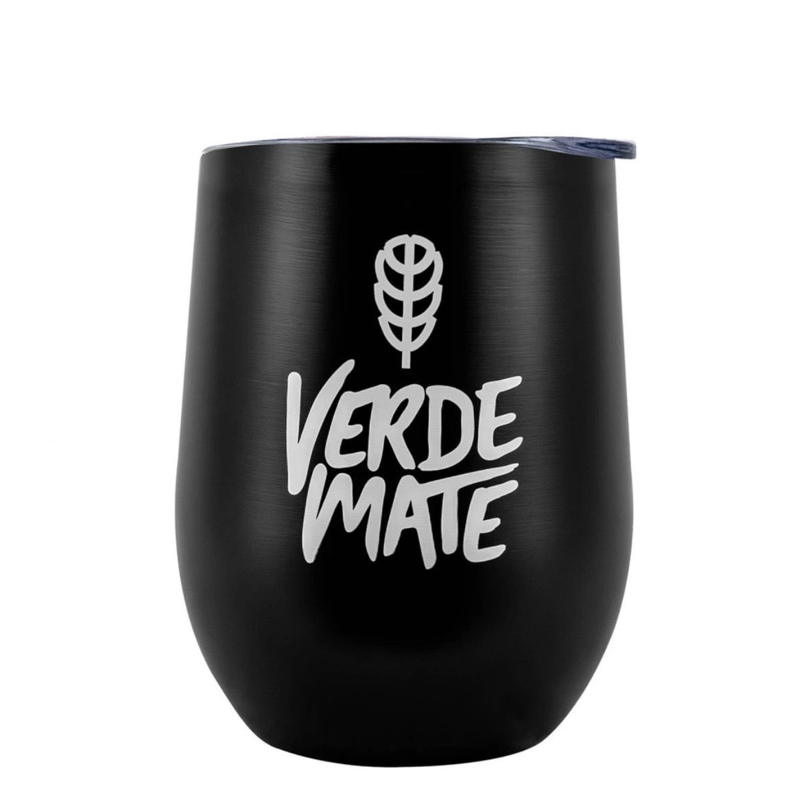 Verde Mate TermoLid in acciaio inox con coperchio - Coppa termica per Yerba Mate - Clorophilla Shop
