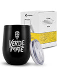 Verde Mate TermoLid in acciaio inox con coperchio - Coppa termica per Yerba Mate - Clorophilla Shop