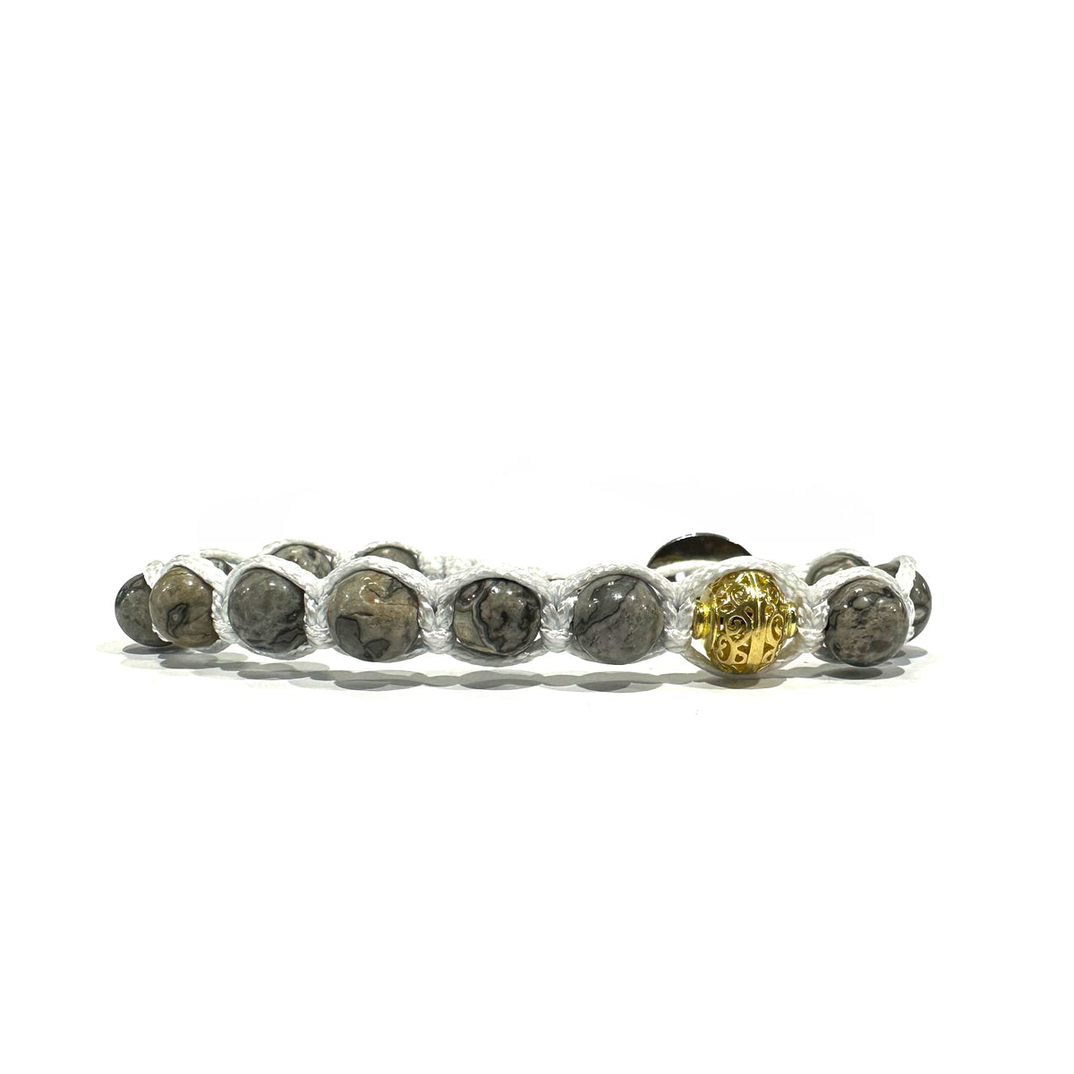 SAMSARA BRACCIALE KAILASH IN AGATA FOSSILE - Equilibrio profondo, radici e forza interiore | Scopri su Clorophilla Shop
