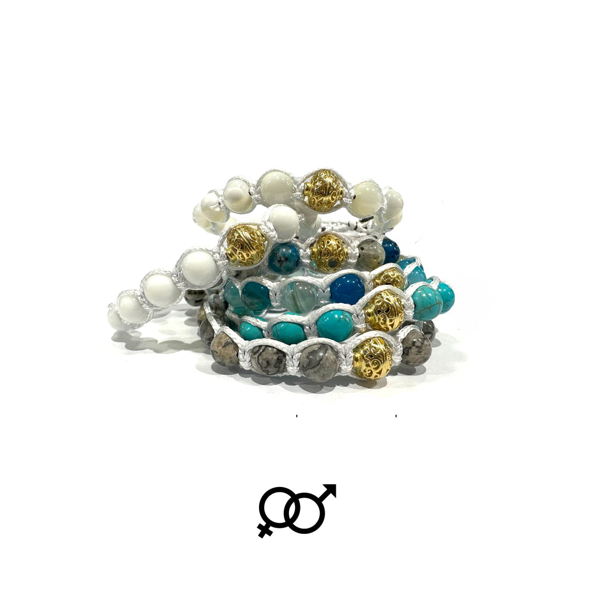 SAMSARA BRACCIALE KAILASH IN TURCHESE CELESTE - Serenità, protezione e chiarezza | Scopri su Clorophilla Shop