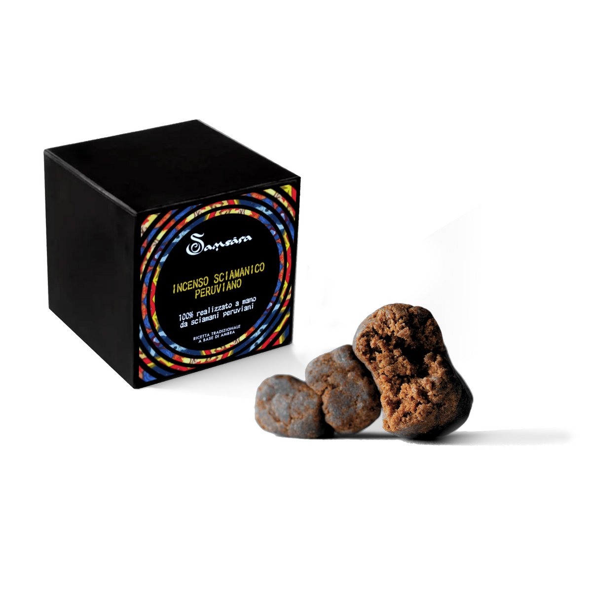 Samsara - Incenso Sciamanico in Resina 100% Artigianale Realizzato da Sciamani Peruviani - Made in Perù - Ricetta Segreta 5gr | Scopri su Clorophilla Shop