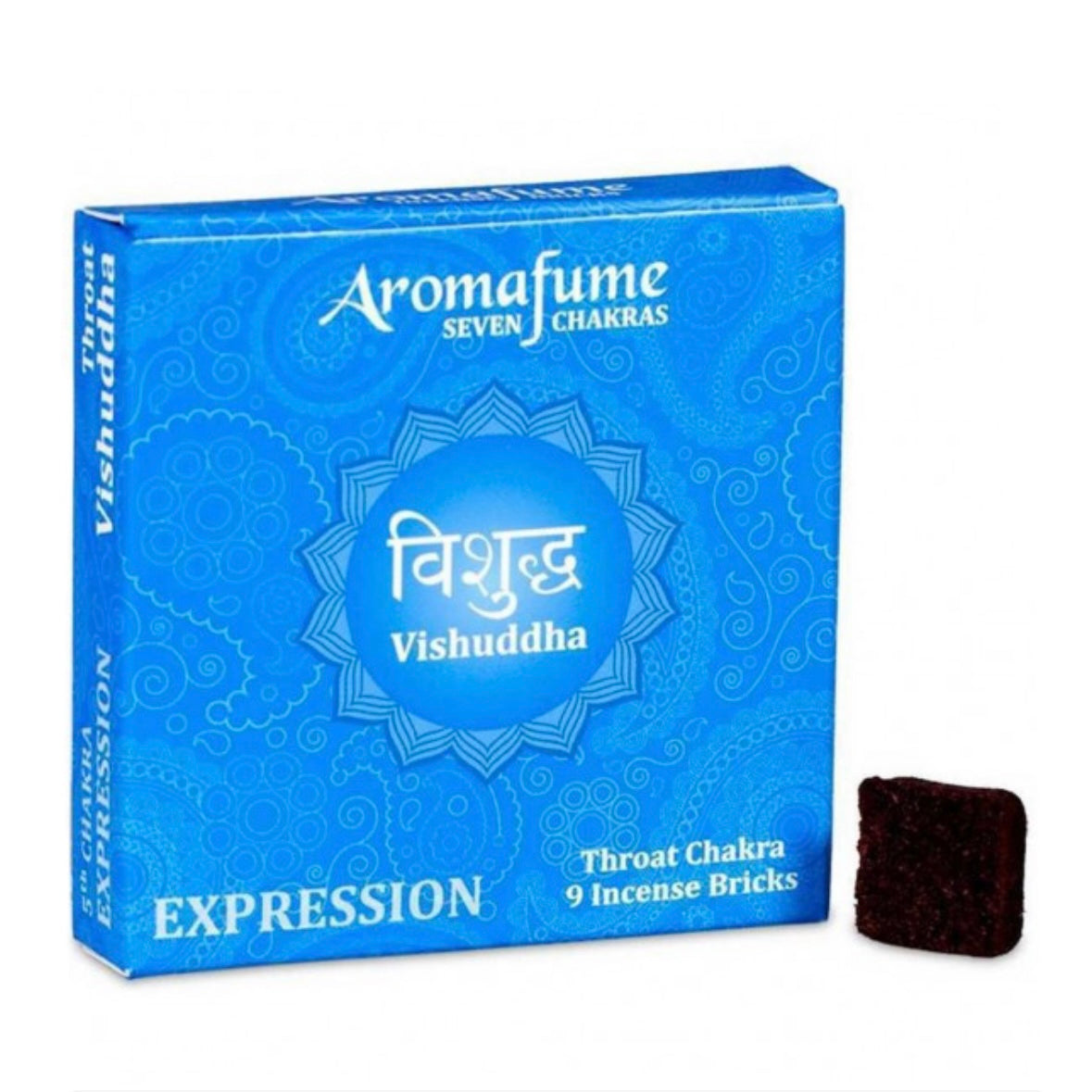 Aromafume Vishuddha 5 Chakra della Gola Mattoncini Incenso 7 Chakra - 9 bricks | Scopri su Clorophilla Shop