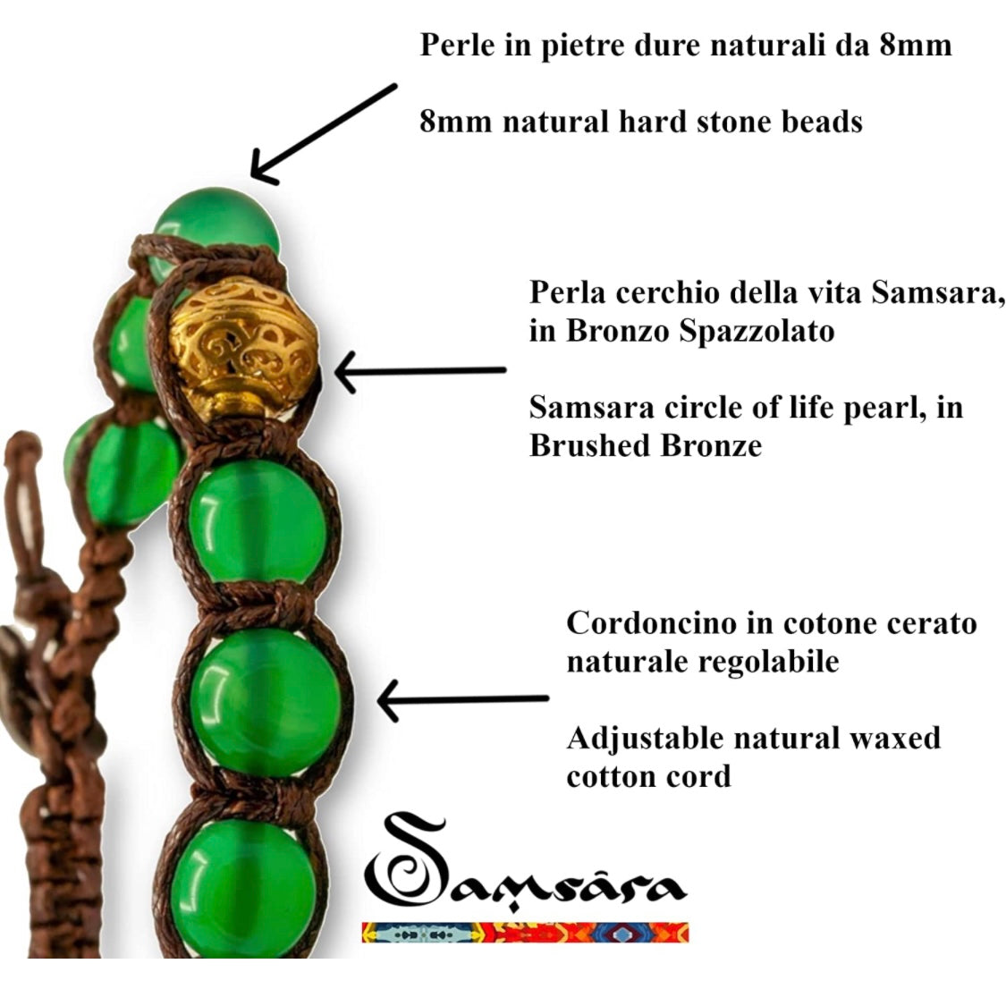 SAMSARA KIDS BRACCIALE TIBETANO BAMBINI IN AMETISTA - Calma, armonia e purificazione | Scopri su Clorophilla Shop