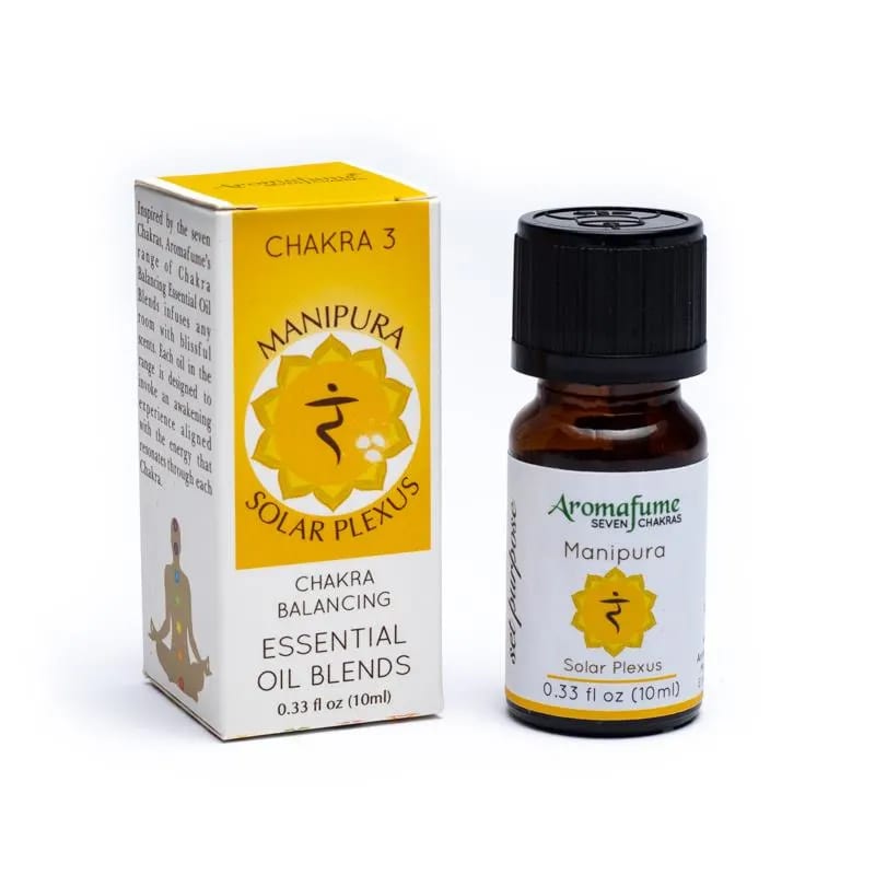 Aromafume olio essenziale Manipura 3 Chakra Plesso Solare - SICUREZZA E DETERMINAZIONE | Scopri su Clorophilla Shop