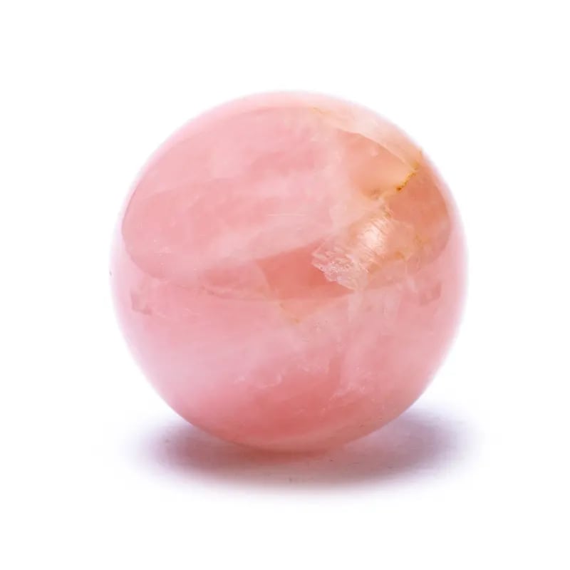 Sfera Feng Shui in Quarzo Rosa Pietra Naturale - Infonde Calma, Lucidità ed Elasticità Mentale - Proprietà Curative | Scopri su Clorophilla Shop