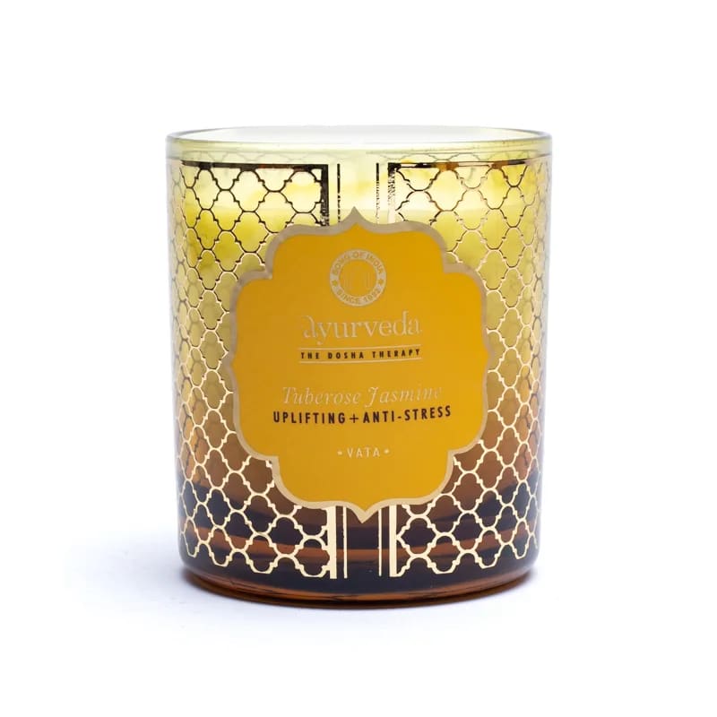 Ayurveda Candela profumata VATA Tuberose Jasmine - Fragranza Gelsomino | Scopri su Clorophilla Shop
