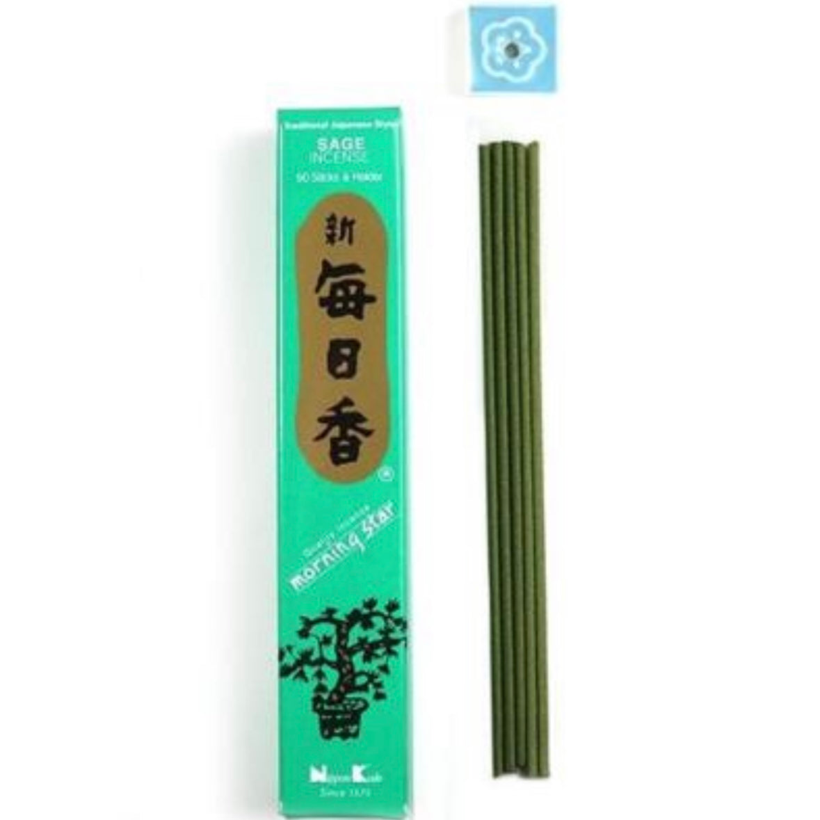 Morning Star White Sage incenso giapponese in bastoncini - 50 stick | Scopri su Clorophilla Shop