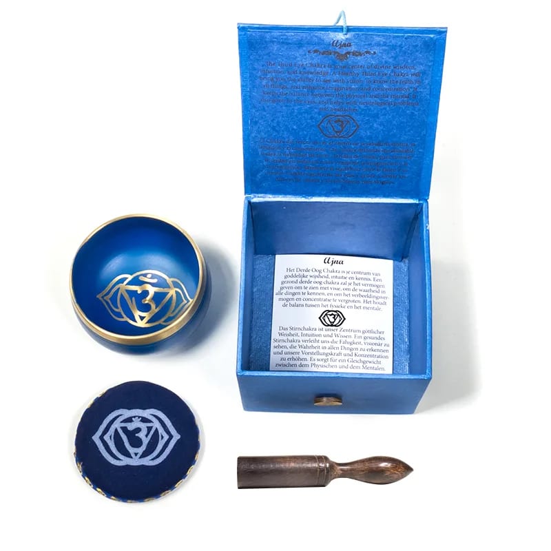 Campana Tibetana 6 Chakra Terzo Occhio - Batacchio e Cuscino Inclusi | Scopri su Clorophilla Shop