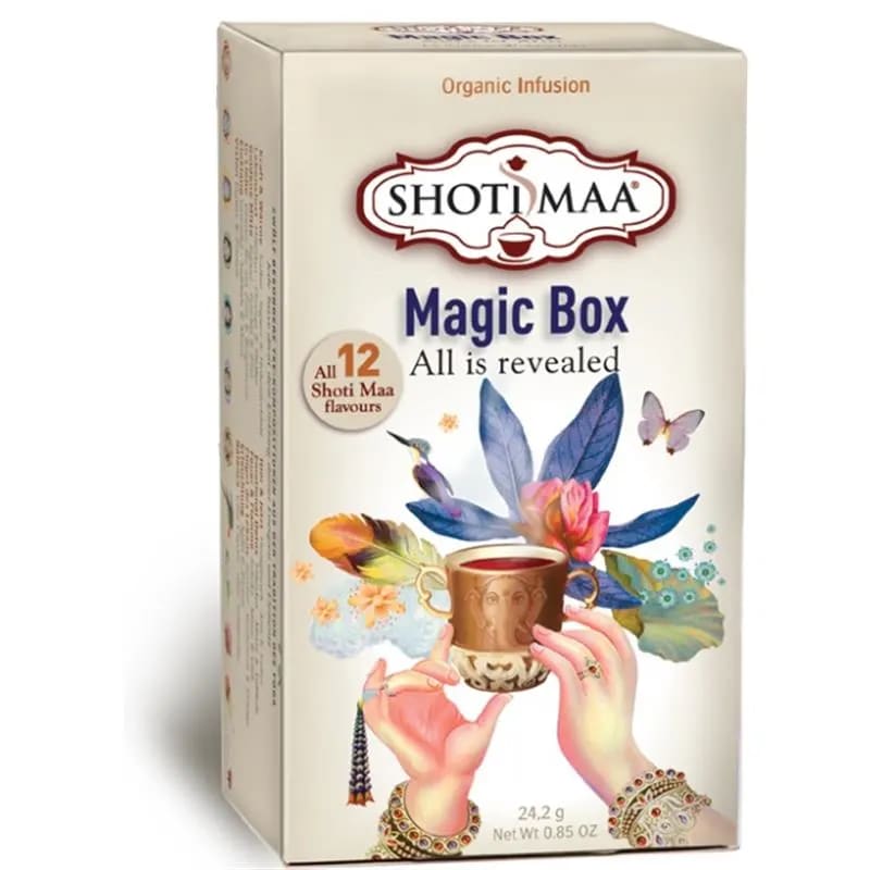 SHOTI MAA MAGIC BOX TISANA - 7 Chakra e 5 Elementi | Scopri su Clorophilla Shop