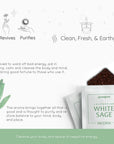 Aromafume "White Sage" Kit Bruciaincenso + 12 Mattoncini di incenso - Niente Fumo e Cenere | Scopri su Clorophilla Shop
