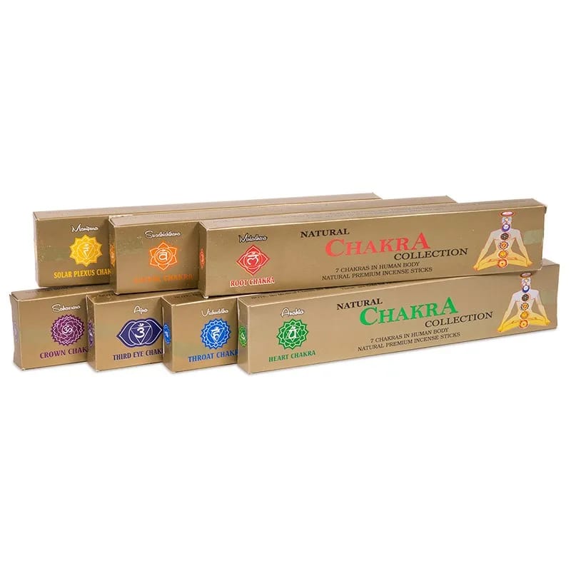 Natural Chakra Collection Confezione Regalo Set Incensi in Bastoncini 7 Chakra | Scopri su Clorophilla Shop