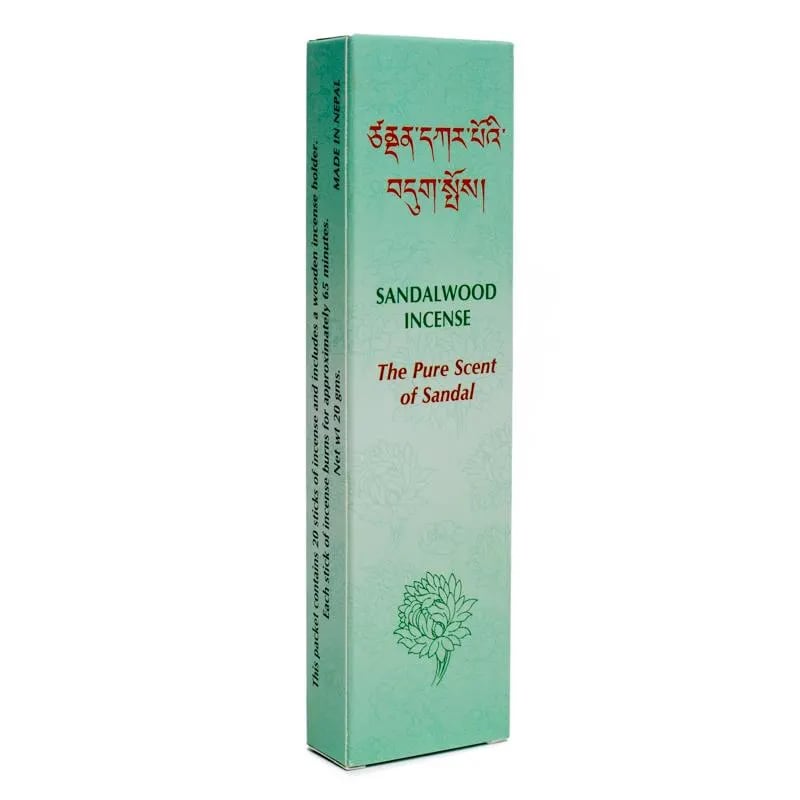 Himalayan Mountain SANDALWOOD Incenso Tibetano in Bastoncini 100% Naturale - Erbe e Piante Sacre Medicina Cinese - 20 stick + Portaincenso incluso | Scopri su Clorophilla Shop