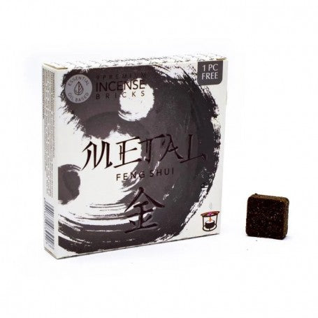 Aromafume Feng Shui METAL Mattoncini Incenso Elemento Metallo - Niente fumo e cenere | Scopri su Clorophilla Shop