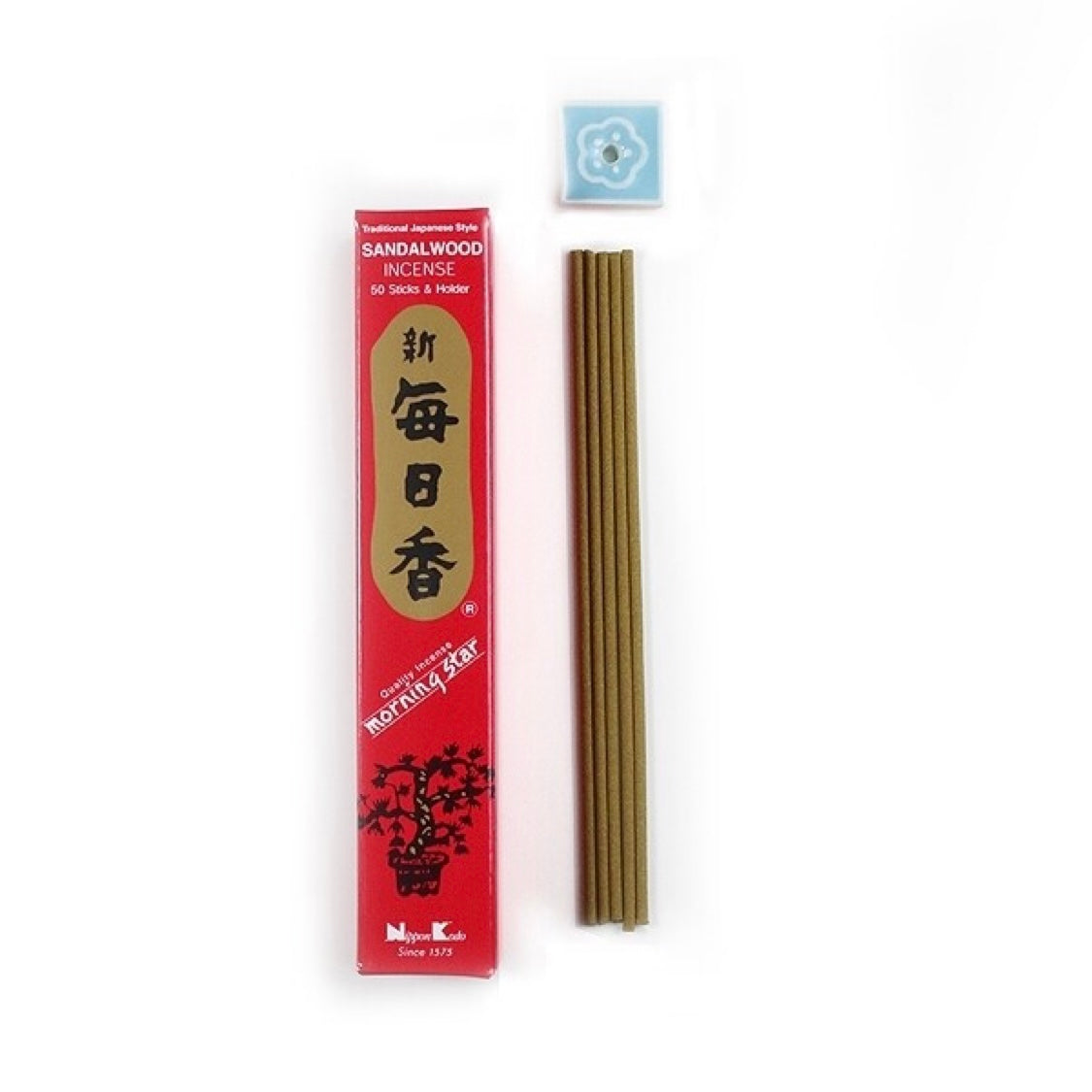 Morning Star Sandalwood incenso giapponese in bastoncini - 50 stick | Scopri su Clorophilla Shop