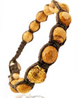 SAMSARA BRACCIALE TIBETANO IN DIASPRO PAESINA - Connessione terrestre, stabilità e radicamento | Scopri su Clorophilla Shop