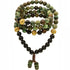 SAMSARA MALA TIBETANA IN TURCHESE AFRICANO E ONICE NERO - Evoluzione, protezione e crescita personale | Scopri su Clorophilla Shop