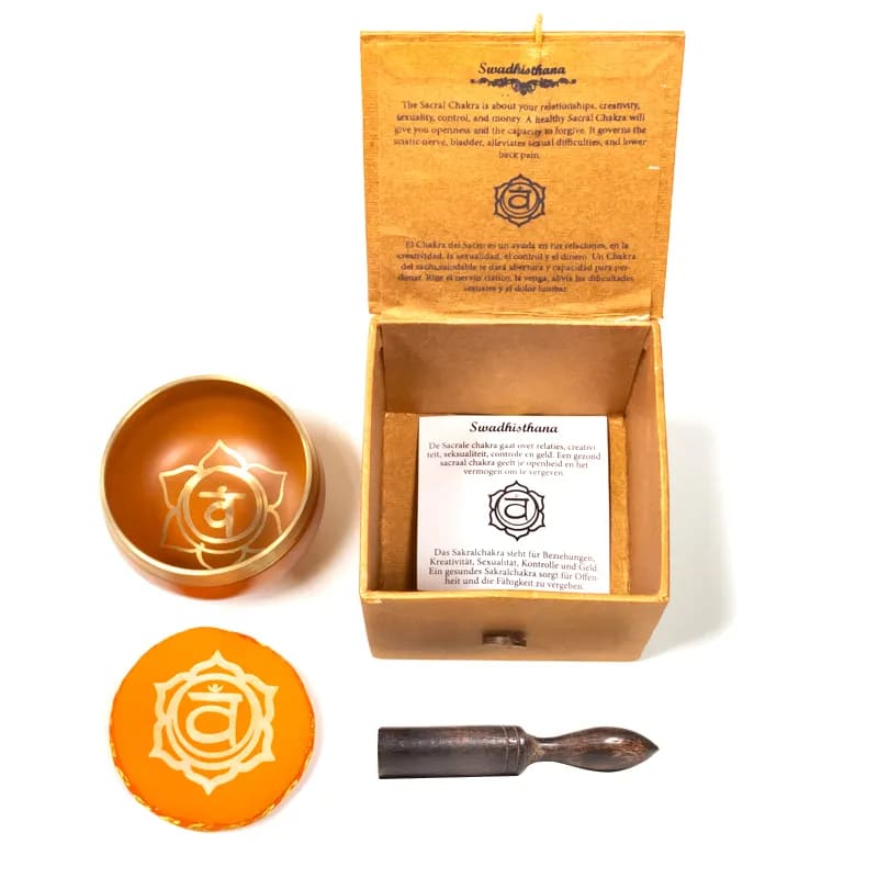 Campana Tibetana 2 Chakra Sacrale - Batacchio e Cuscino Inclusi | Scopri su Clorophilla Shop