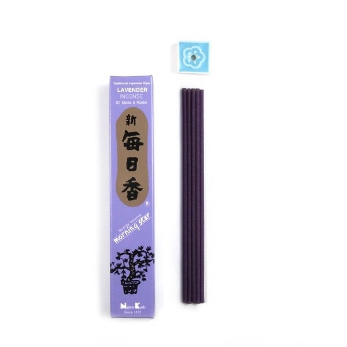 Morning Star Lavender incenso giapponese in bastoncini - 50 stick | Scopri su Clorophilla Shop