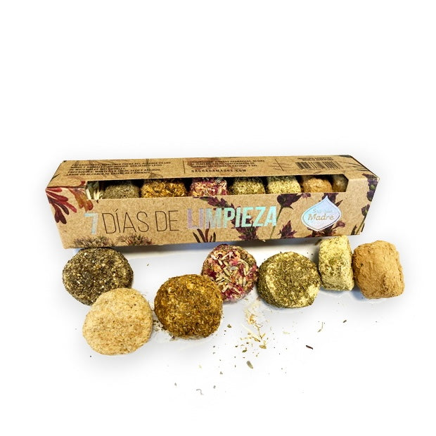 Sagrada Madre PASTILLAS 7 DIAS Erbe artigianali per fumigazione - Pastiglie 7 giorni Pulizia energetica | Scopri su Clorophilla Shop