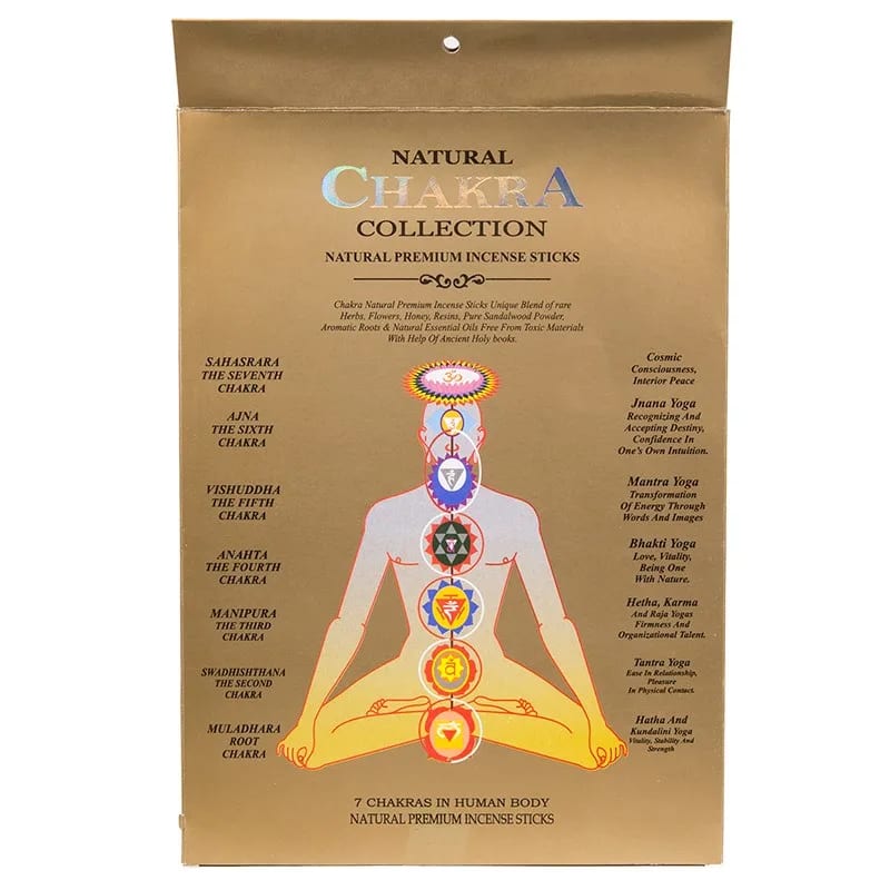 Natural Chakra Collection Confezione Regalo Set Incensi in Bastoncini 7 Chakra | Scopri su Clorophilla Shop