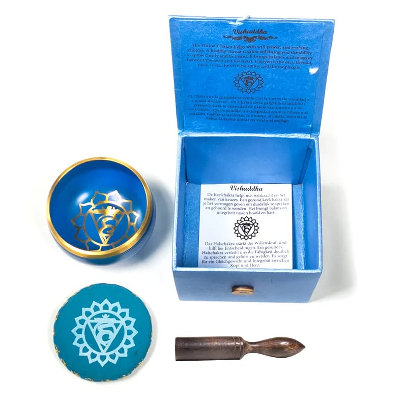 Campana Tibetana 5 Chakra Gola - Batacchio e Cuscino Inclusi | Scopri su Clorophilla Shop