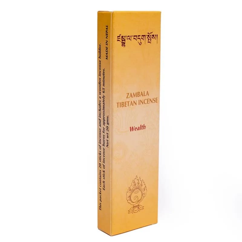 Himalayan Mountain ZAMBALA Incenso Tibetano in Bastoncini 100% Naturale - Erbe e Piante Sacre Medicina Cinese - 20 stick + Portaincenso incluso | Scopri su Clorophilla Shop