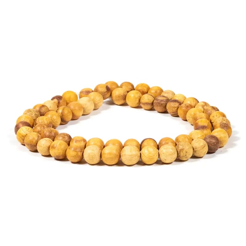 COLLANA IN PALO SANTO ELASTICA - Purificazione, energia positiva e armonia | Scopri su Clorophilla Shop