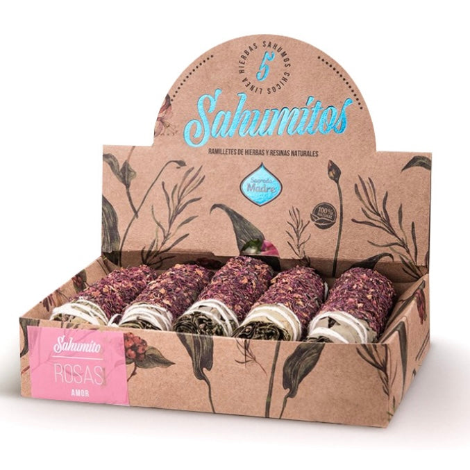 Sagrada Madre Smudge di erbe artigianali - Salvia e Rosa | Scopri su Clorophilla Shop