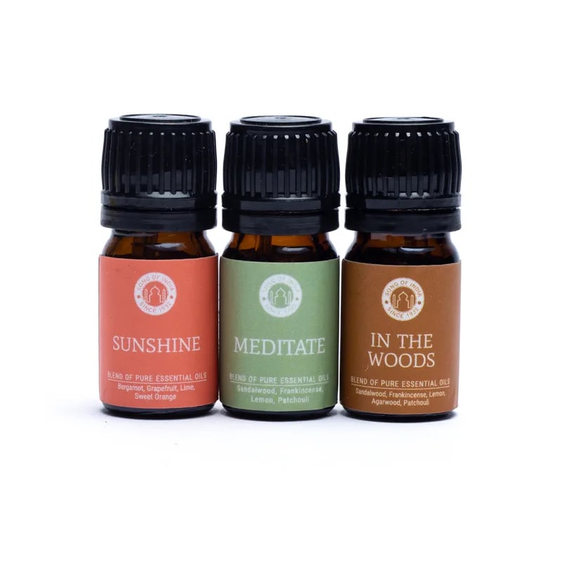 Song of India HAPPINESS Set Oli essenziali Aromaterapia - Collezione Esotica | Scopri su Clorophilla Shop