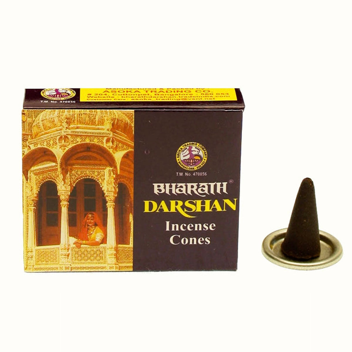 BHARATH DARSHAN INCENSO IN CONI - Supporto incenso incluso | Scopri su Clorophilla Shop