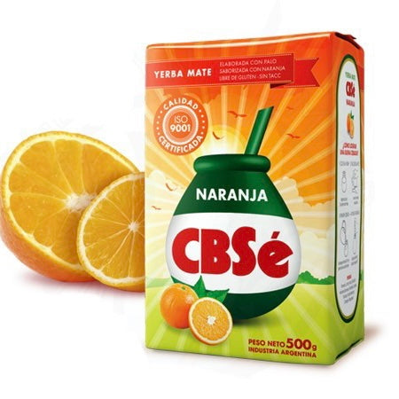 CBSÈ Yerba Mate con palo all'Arancia - Origine Argentina 500g | Scopri su Clorophilla Shop