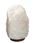 Lampada di Sale Dell'Himalaya Grezza Naturale Bianca - 6-8kg | Scopri su Clorophilla Shop