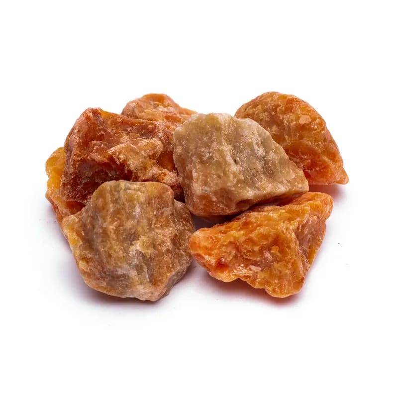 Calcite Arancione grezza Origine Brasile - Pietra da 4-6cm | Scopri su Clorophilla Shop