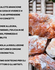 Calcite Arancione grezza Origine Brasile - Pietra da 4-6cm | Scopri su Clorophilla Shop