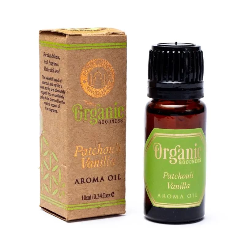 Organic Goodness Patchouli Vanilla Olio Essenziale Aromatico Patchouli e Vaniglia - 10ml | Scopri su Clorophilla Shop