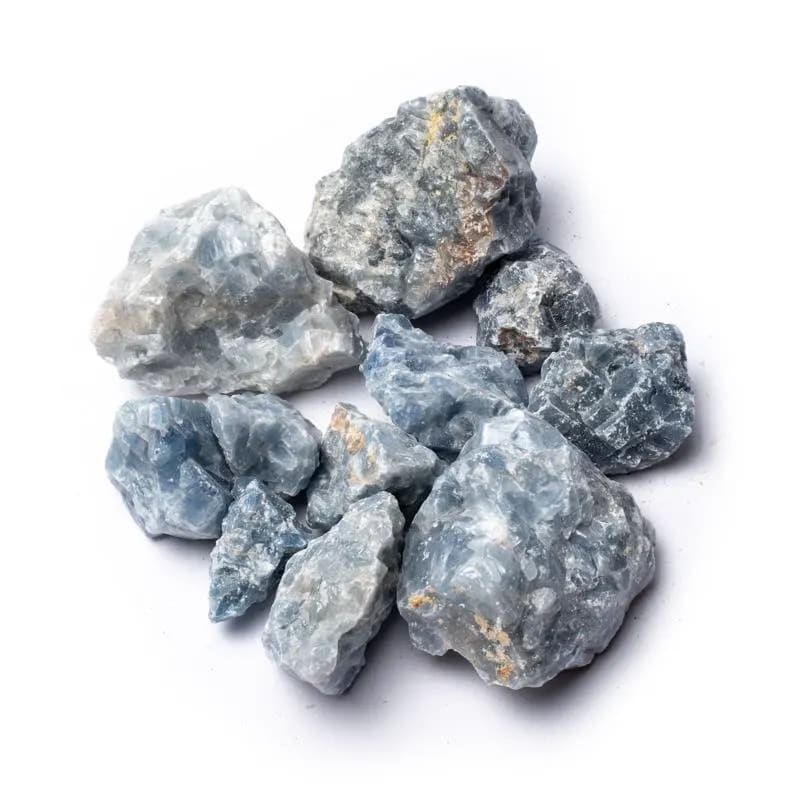 Calcite Blu Grezza Origine Messico - Pietra da 3-6cm | Scopri su Clorophilla Shop