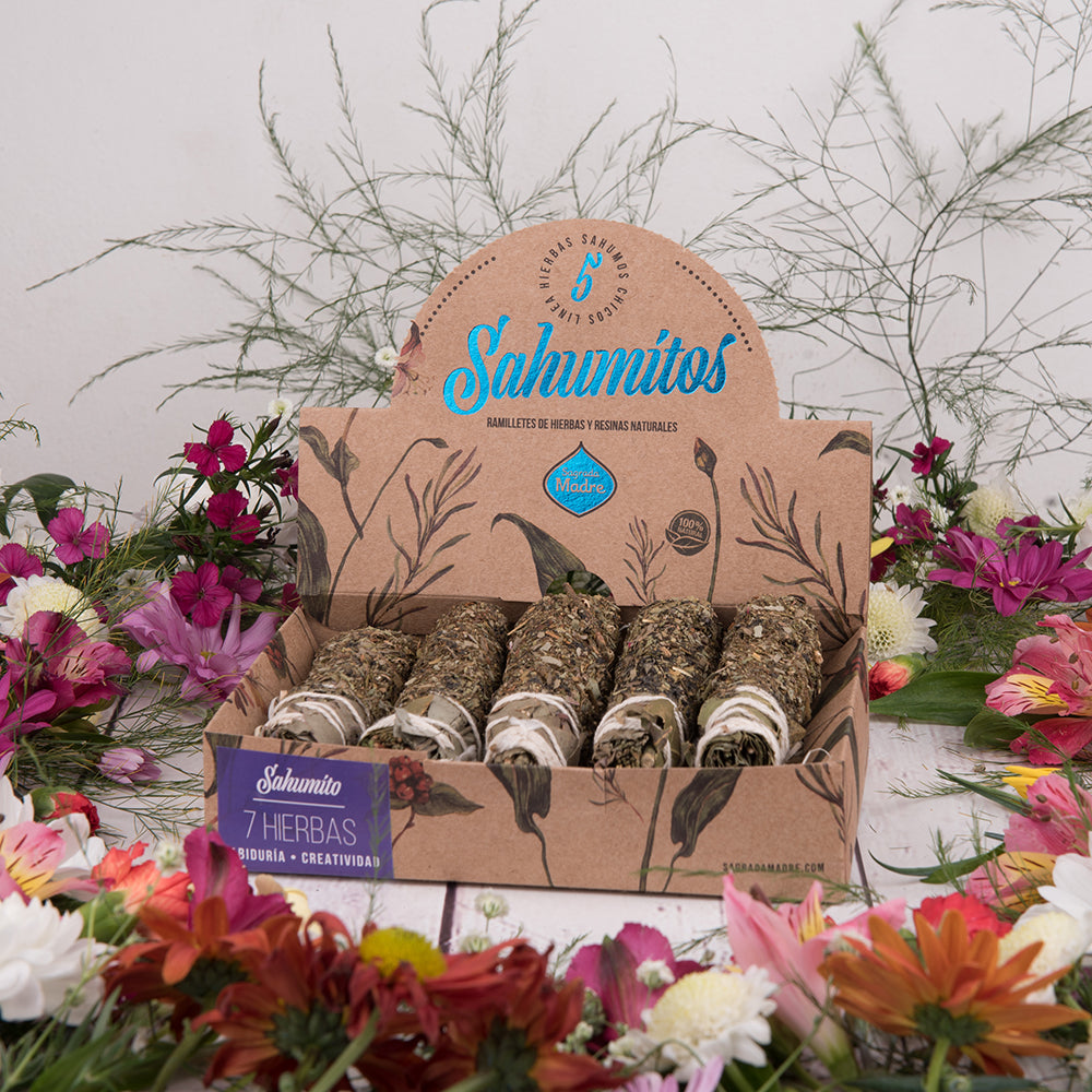 Sagrada Madre Smudge di erbe artigianali - Salvia e 7 Erbe | Scopri su Clorophilla Shop