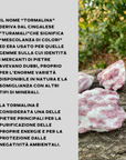 Tormalina Rosa Grezza con Quarzo Origine Brasile - Pietra 3/6cm | Scopri su Clorophilla Shop