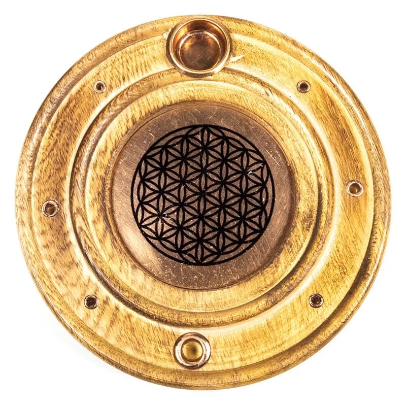 BRUCIAINCENSO FIORE DELLA VITA - Portaincenso bastoncini e coni | Scopri su Clorophilla Shop