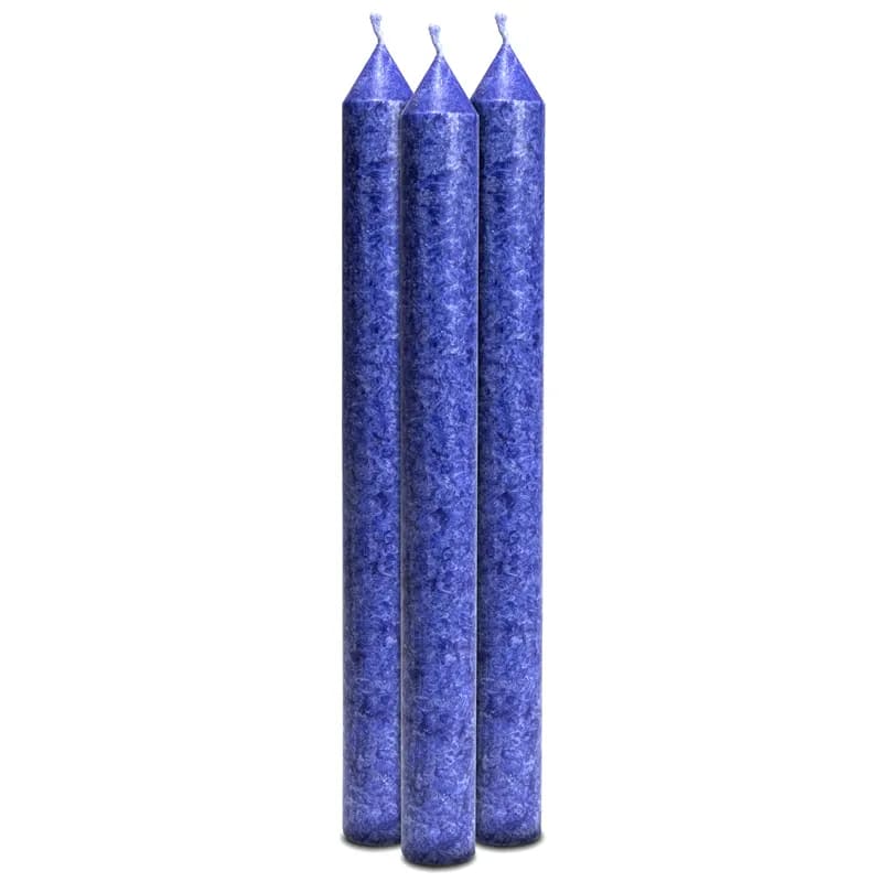 Candela alla Stearina "da Tavola" 7 Chakra colorate e profumate 100% Naturali - Diverse Varianti - 21cm | Scopri su Clorophilla Shop