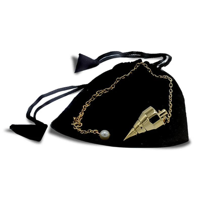 Pendolo Divinatorio in Ottone dorato - 2,5cm | Scopri su Clorophilla Shop