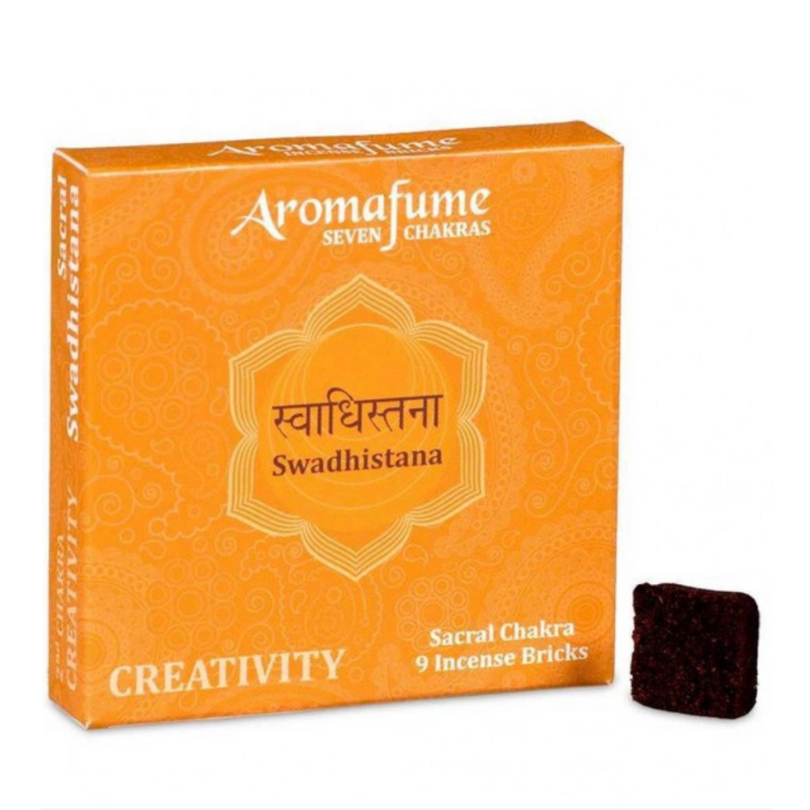 Aromafume Swadhistana 2 Chakra del Sacro Mattoncini Incenso 7 Chakra - 9 bricks | Scopri su Clorophilla Shop