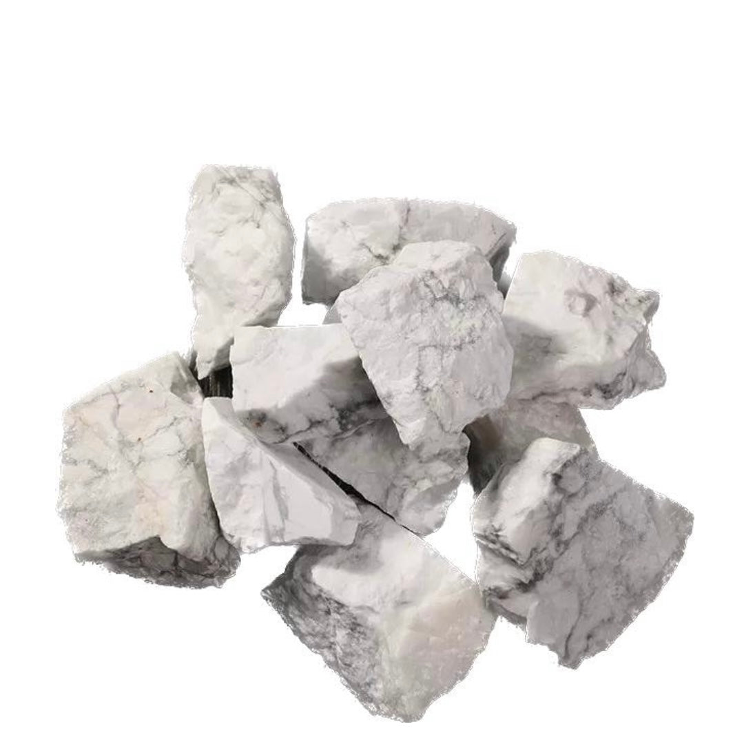 Howlite Grezza Origine Zimbabwe - Pietra da 4-7cm | Scopri su Clorophilla Shop