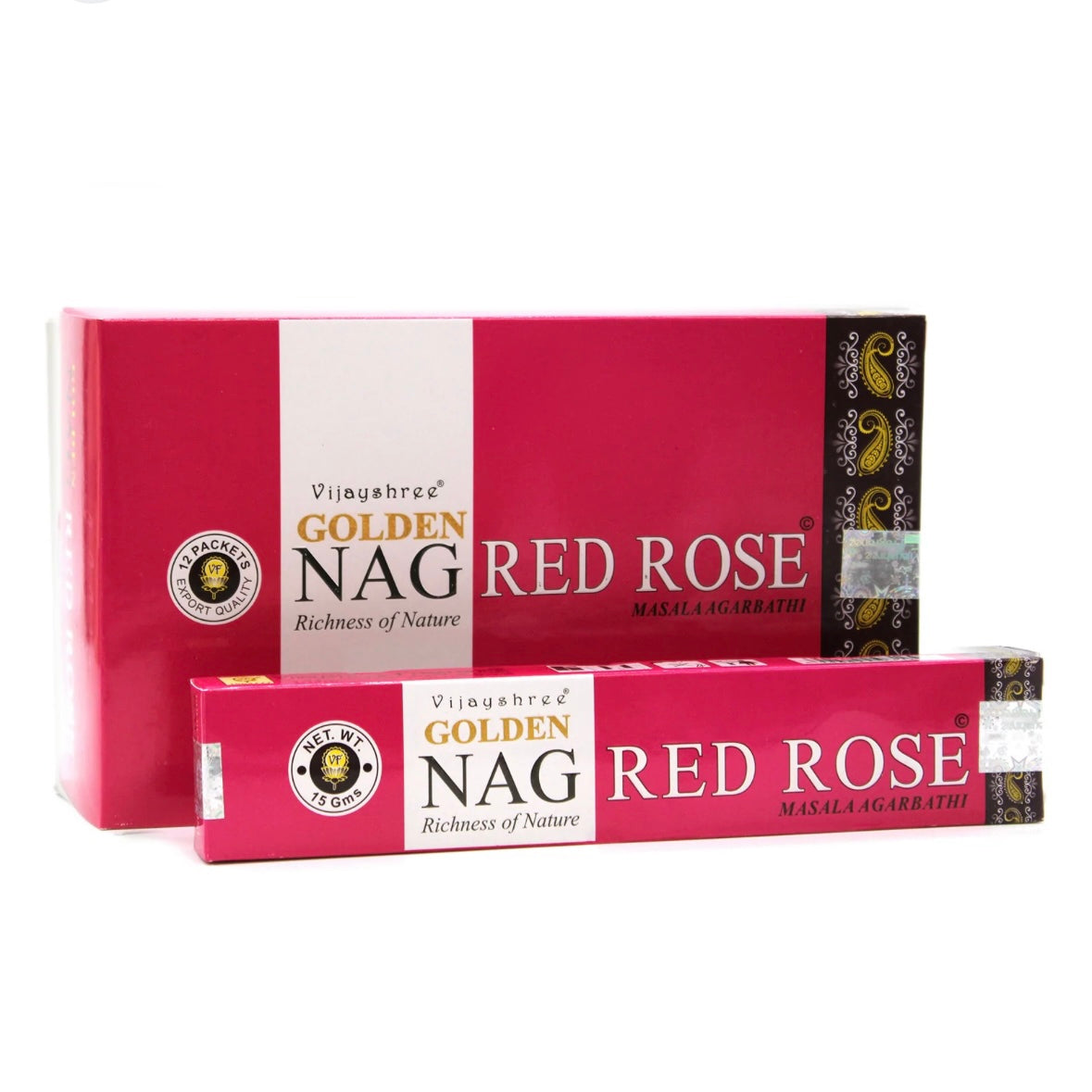 VIJAYSHREE BASTONCINI DI INCENSO - Rosa rossa | Scopri su Clorophilla Shop
