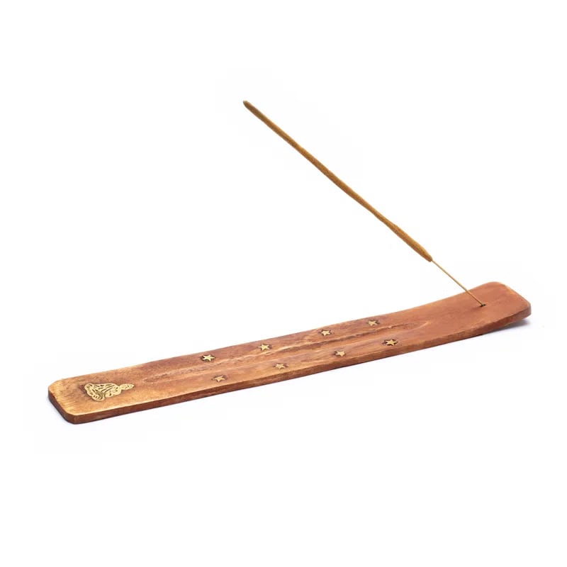 Bruciaincenso Buddha in Legno per Incenso in Bastoncini - Portaincenso Stick 25cm | Scopri su Clorophilla Shop