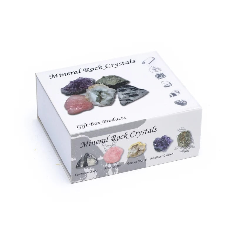 Box 5 minerali grezzi - Scatola regalo | Scopri su Clorophilla Shop