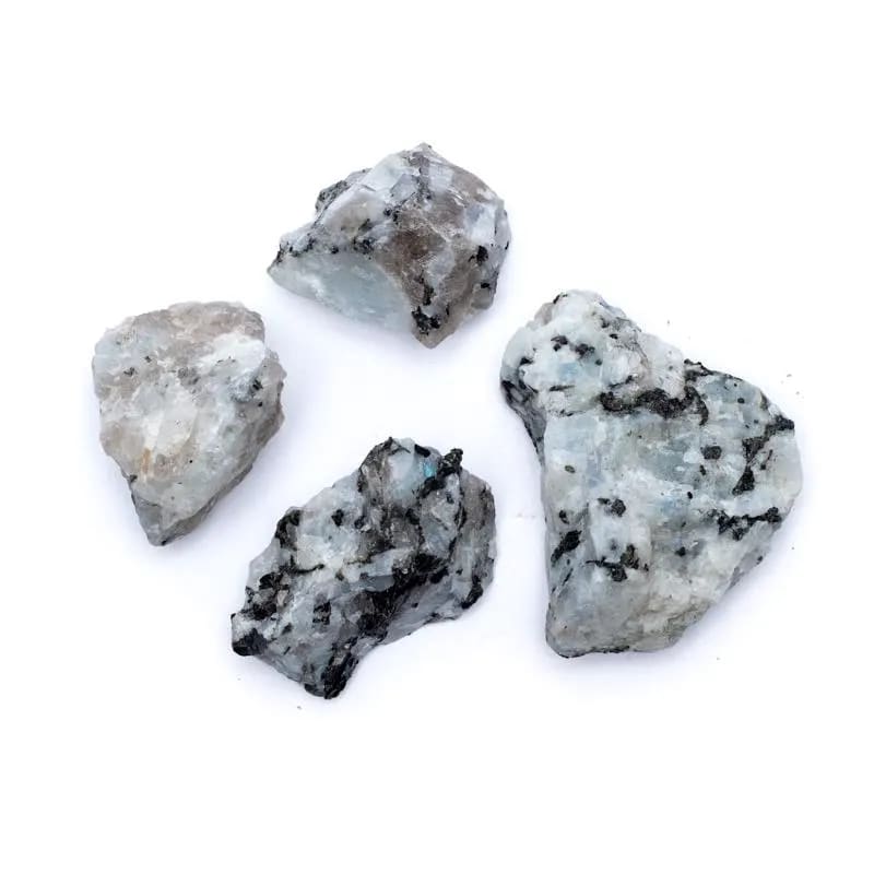 Pietra di Luna Grezza Origine India - Pietra da 3-5cm | Scopri su Clorophilla Shop
