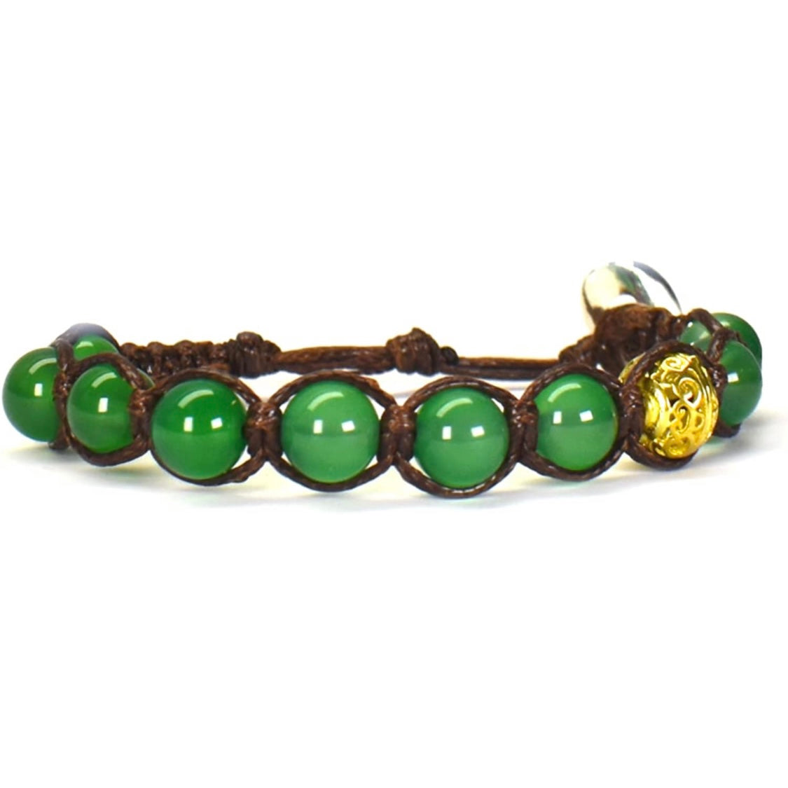 SAMSARA KIDS BRACCIALE TIBETANO BAMBINI IN AGATA VERDE - Calma, protezione e serenità | Scopri su Clorophilla Shop