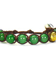 SAMSARA KIDS BRACCIALE TIBETANO BAMBINI IN AGATA VERDE - Calma, protezione e serenità | Scopri su Clorophilla Shop